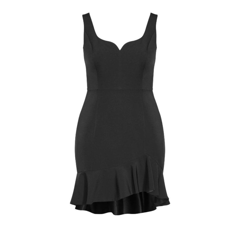 NWT City Chic Dress Mini Cherish Black XXL = 24 = 3X - Picture 3 of 4